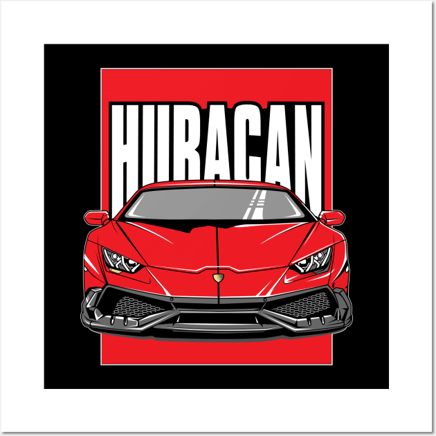 Red-Huracan Wall Art by melsa